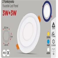 3W.S.A.YUVARLAK 3 FONK.  BEYAZ 1